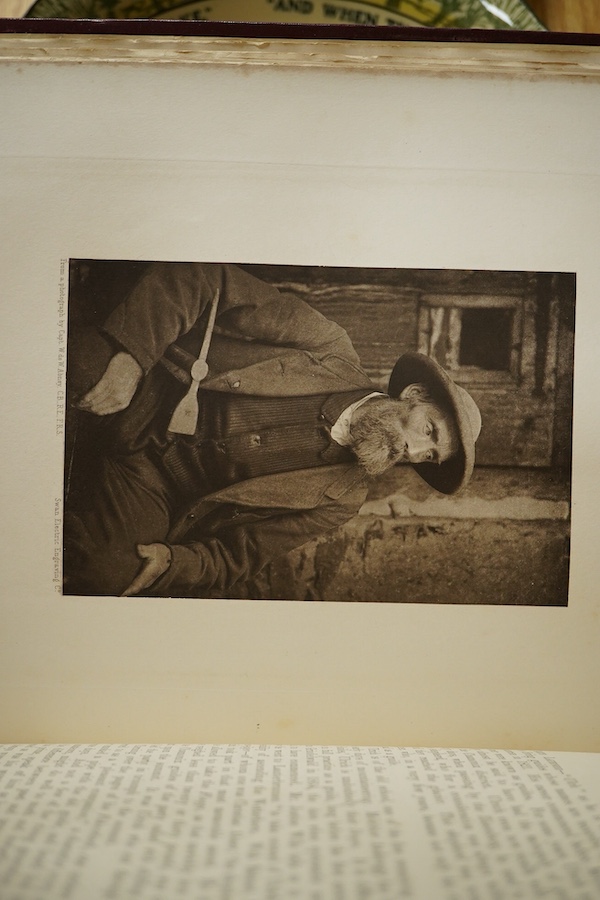 Cunningham, C.D and Captain W. W. Abney - The Pioneers of the Alps, 2nd edition, 4to, original publishers red cloth, photogravure frontispiece and 22 photogravure portraits of Alpine guides. Samson Low, Marston, Searle a